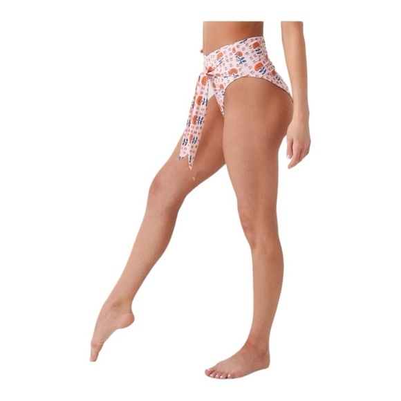 CITRINE Georgia Bikini Bottom in Coral Block NWT - Picture 3 of 6